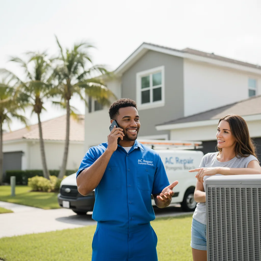AC Repair Pompano Beach customer support in Holly